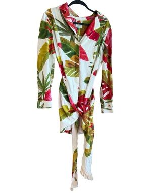 Farm Rio Spring Forest Mini Dress Medium